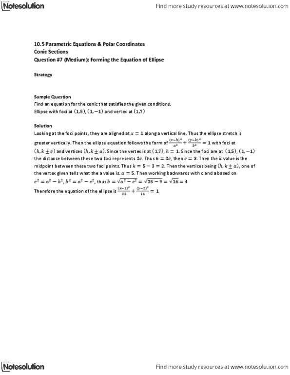 MAT136H1 Lecture Notes - Polar Coordinate System thumbnail