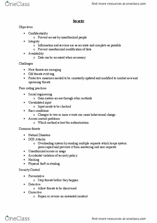 BUSI 3402 Lecture Notes - Lecture 8: Crystal Computing, Enterprise Architecture, Natural Language thumbnail