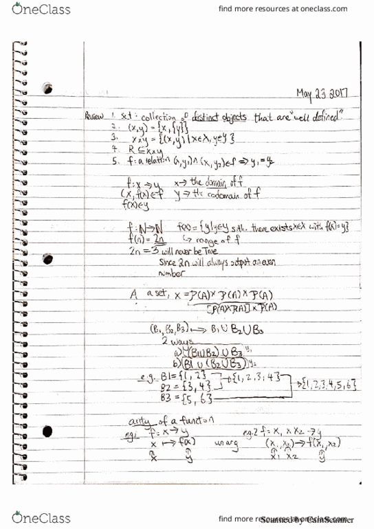 CSC165H1 Lecture 2: Quantifiers, ceiling and floor functions and summation thumbnail