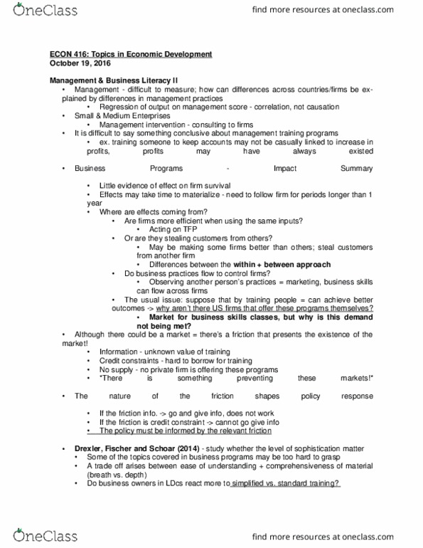 ECON 416 Lecture Notes - Lecture 15: Reduced Form, Opportunity Cost, Accounts Receivable thumbnail