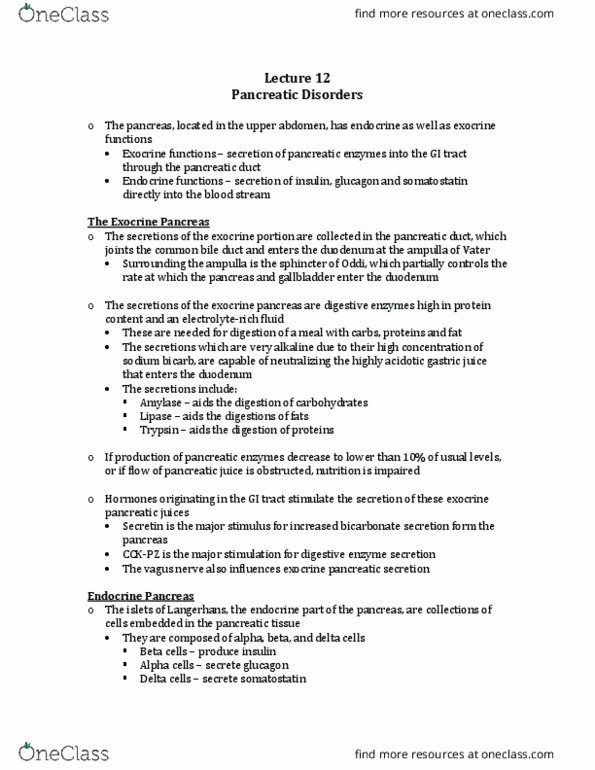 NURS 3014 Lecture Notes - Lecture 12: Azotemia, Pulse Oximetry, Peristalsis thumbnail