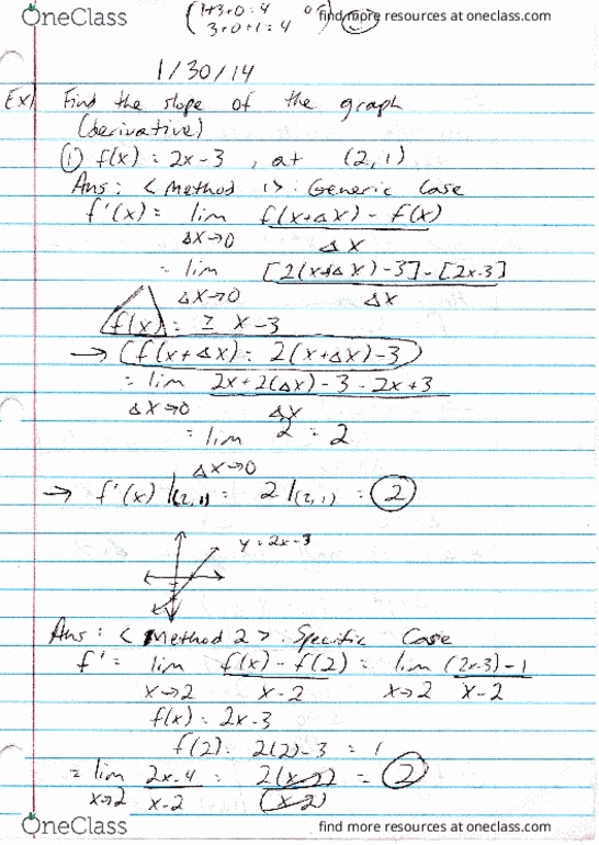 MAC-2311 Lecture 11: Section 3.1 (The Derivative and Tangent Line Problem Part 2) thumbnail