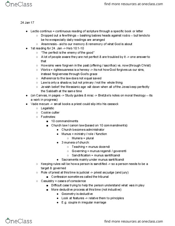 POLI 2403 Lecture Notes - Lecture 6: Cassock, Handbook, Cookie Cutter thumbnail