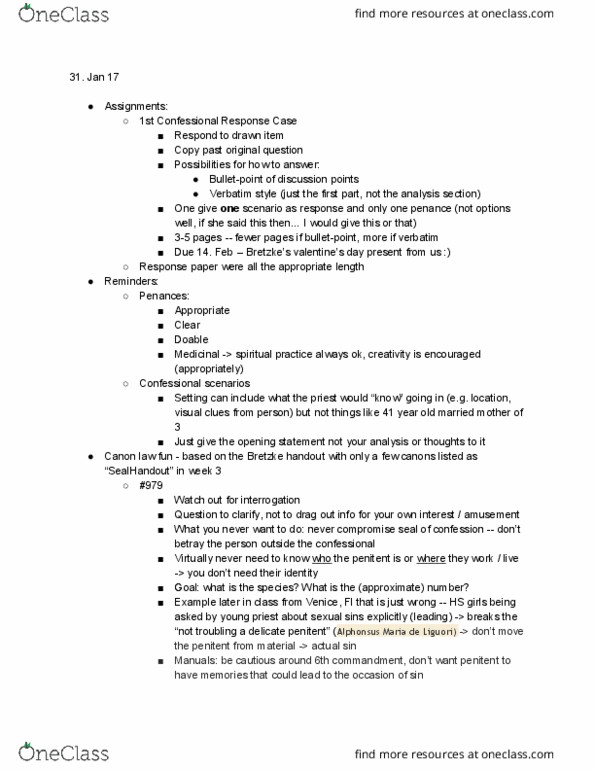 POLI 2403 Lecture Notes - Lecture 5: Colloquialism, Absolution thumbnail