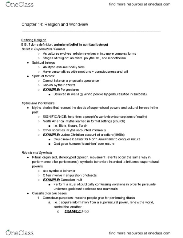 ANT 201 Chapter Notes - Chapter 14: Abusive Power And Control, Social Inequality, Stewart Guthrie thumbnail