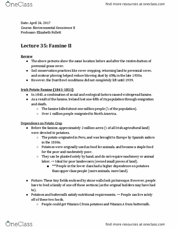 BIOL1300 Lecture Notes - Lecture 33: Staple Food, Vitamin A, Buttermilk thumbnail