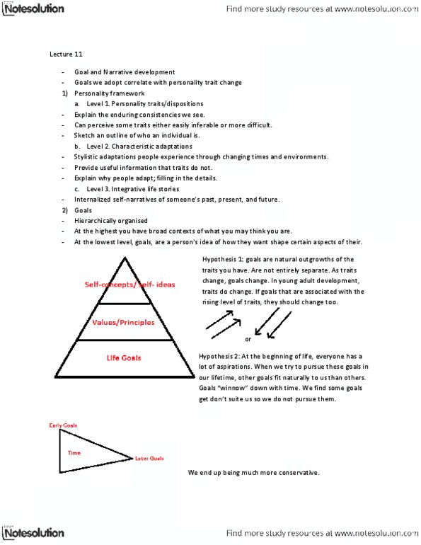 PSYC35H3 Lecture Notes - Lecture 11: Winnowing, Extraversion And Introversion, Trait Theory thumbnail