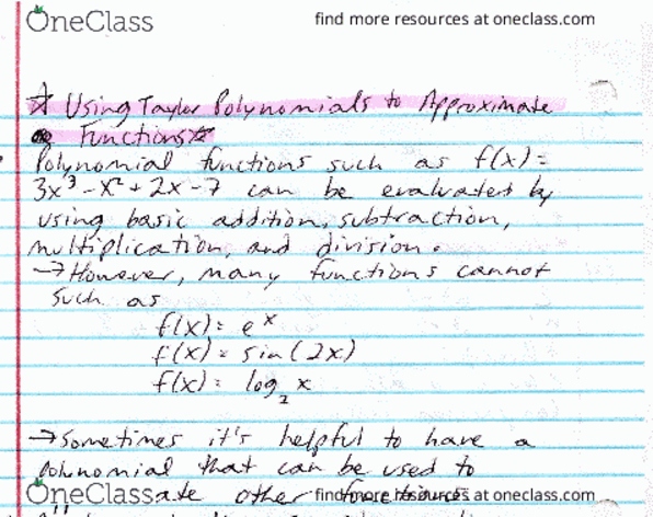 MAC-2312 Lecture Notes - Lecture 63: Hne thumbnail