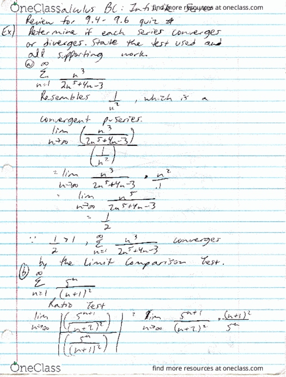 MAC-2312 Lecture 74: Study Guide 74 (AP Calculus BC (Infinite Series)) thumbnail
