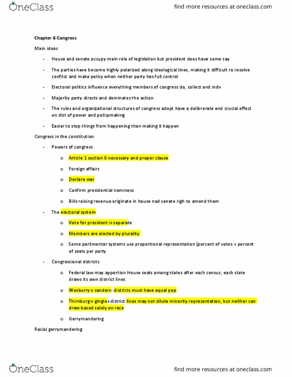 POL 1 Chapter Notes - Chapter 6: Unanimous Consent, Collective Action, Transaction Cost thumbnail