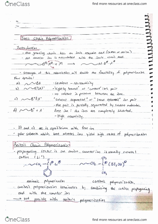 NE333 Lecture Notes - Lecture 6: Init, Satin, Alkyl thumbnail