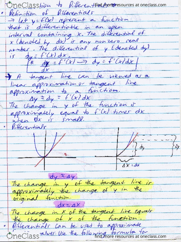 MAC-2313 Lecture Notes - Lecture 23: Approximation Error thumbnail