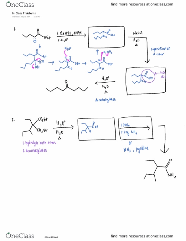 CHEM 51C Lecture 1: In Class Problems thumbnail