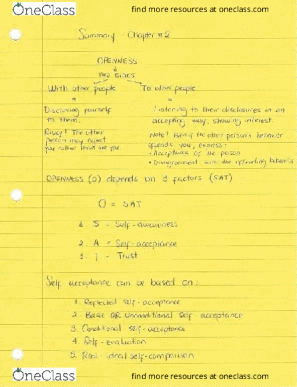 AHSC 230 Chapter Notes - Chapter 2: Ingratiation, Impression Management thumbnail