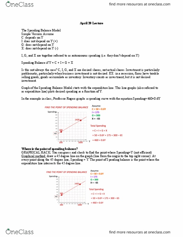 ECON-002 Lecture Notes - Lecture 23: Fiscal Multiplier, Aggregate Demand thumbnail