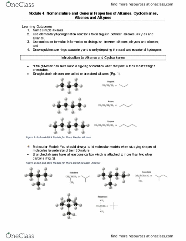 CHEM 281 Lecture Notes - Lecture 4: Staggered Conformation, Eclipsed Conformation, Cyclohexane Conformation thumbnail