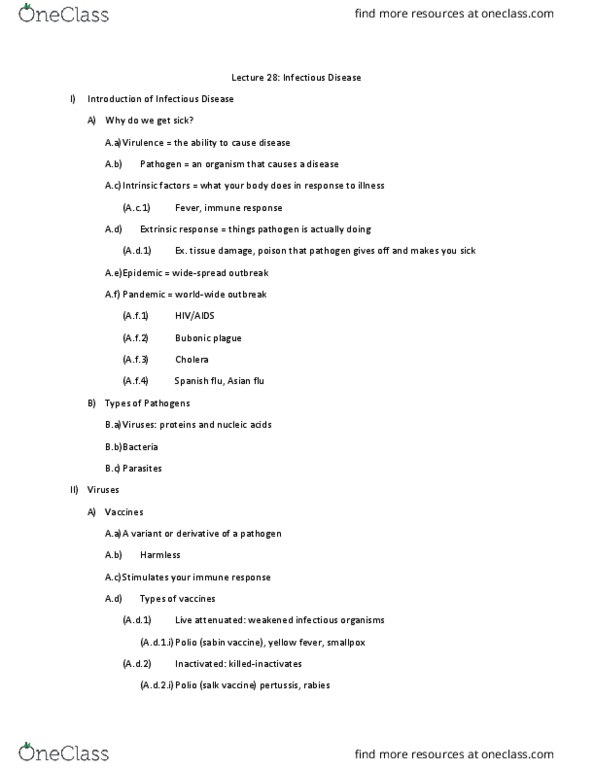 01:119:116 Lecture Notes - Lecture 28: 1918 Flu Pandemic, Influenza A Virus Subtype H2N2, Herd Immunity thumbnail