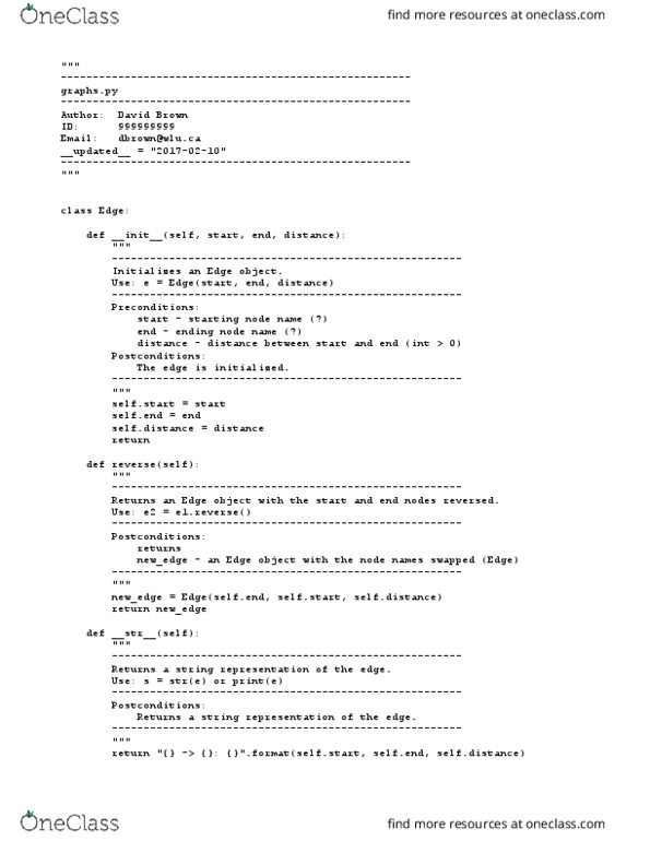 CP104 Lecture Notes - Lecture 7: Init thumbnail