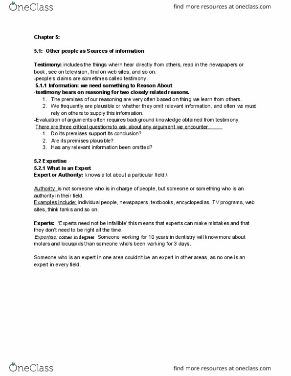 PHL145H5 Lecture Notes - Lecture 5: Jargon thumbnail