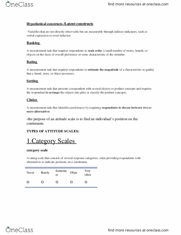 BUS 402 Lecture Notes - Lecture 4: Semantic Differential, Volkswagen Jetta thumbnail