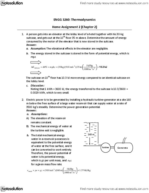 ENGG 3260 Lecture Notes - Escalator, Thermostat, Control Volume thumbnail