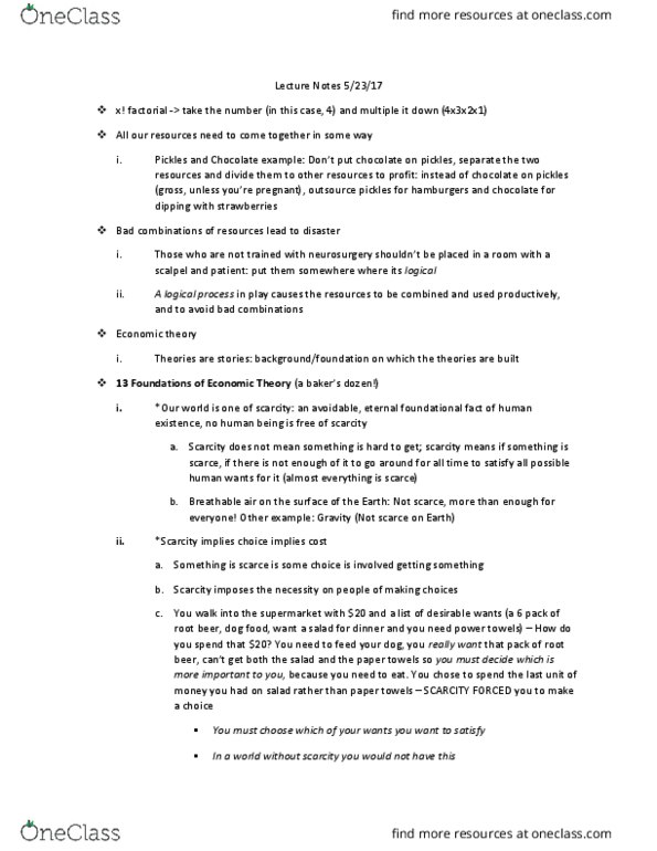 ECON 103 Lecture Notes - Lecture 2: Root Beer, Slurpee, Neurosurgery thumbnail