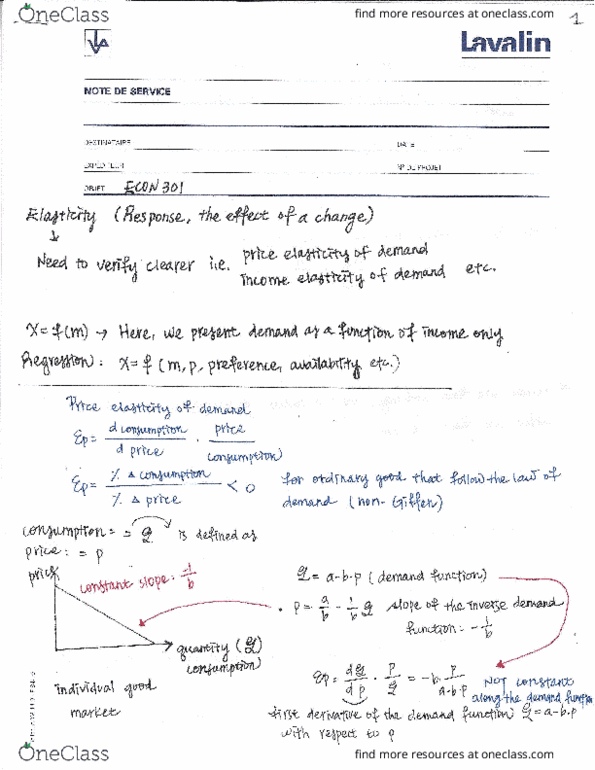 ECON 301 Lecture Notes - Lecture 8: Lavalin, Laffer Curve, Production Function thumbnail