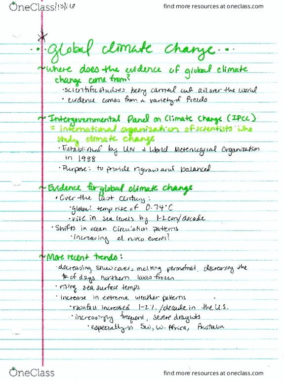 BIOL 204H Lecture 5: Global Climate Change thumbnail