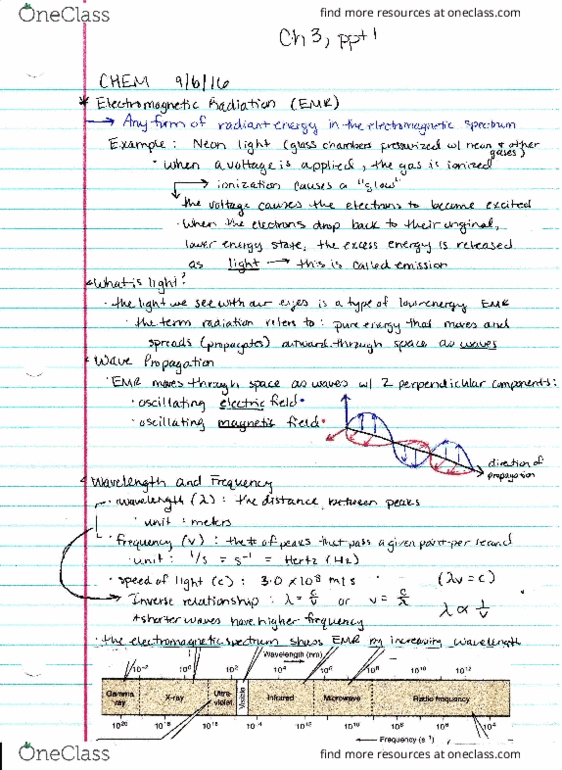 CHEM 105 Lecture Notes - Lecture 3: Radiography thumbnail