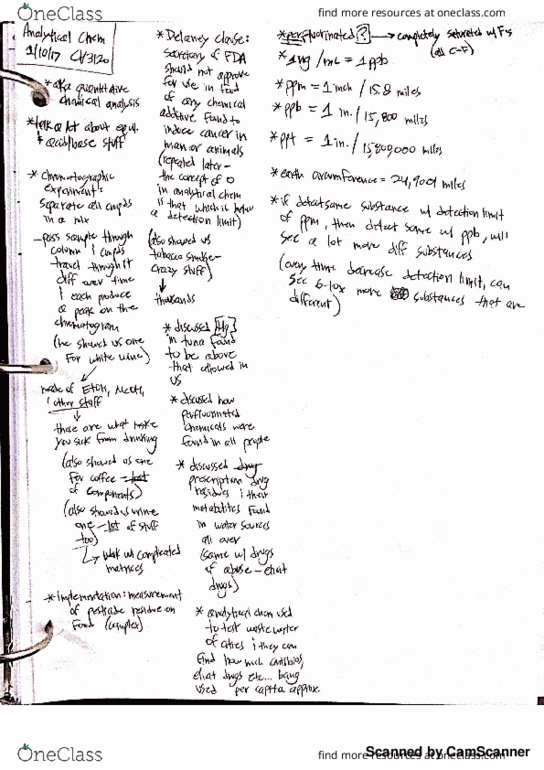 CHM-3120 Lecture 99: CHM3120 Chronologically Organized Spring 2017 Lecture Notes thumbnail