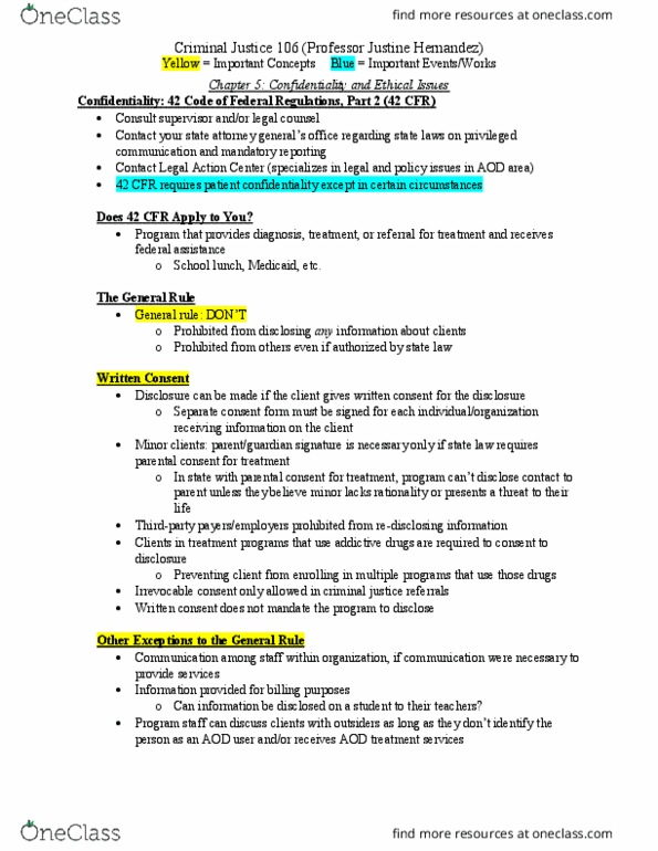 CAS 154 Chapter Notes - Chapter 5: Medical Emergency, Tuberculosis, Reasonable Suspicion thumbnail