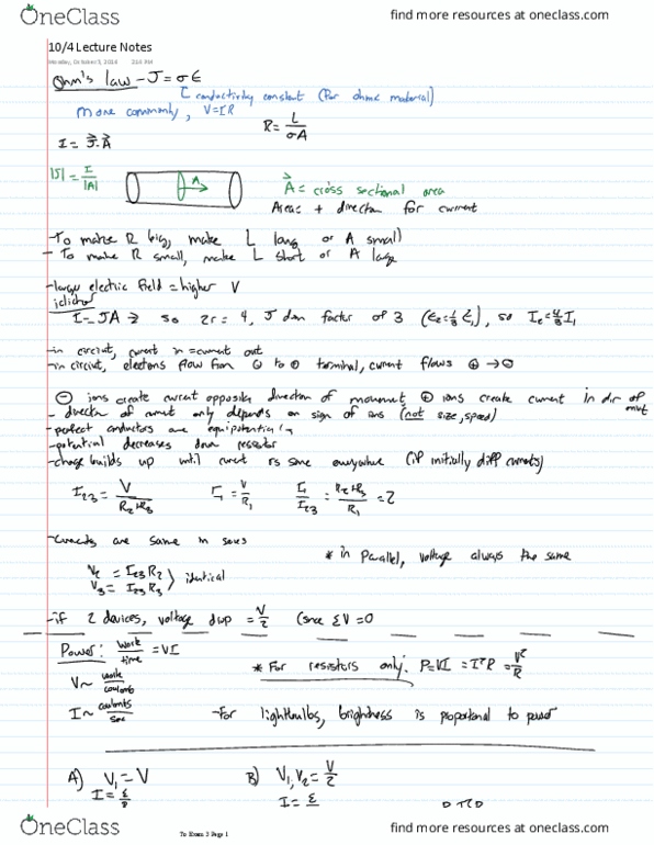 PHYSICS 240 Lecture Notes - Lecture 3: Electric Field thumbnail