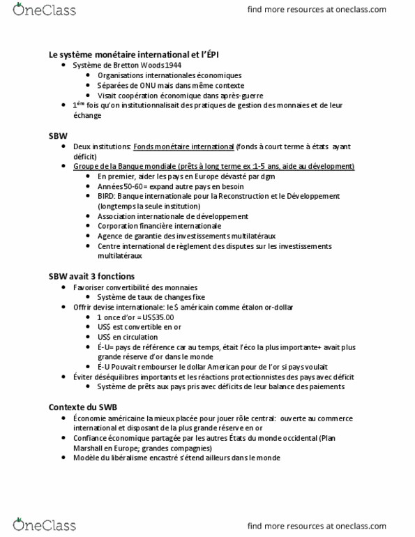 POL 2503 Lecture Notes - Lecture 95: Le Monde, Organisation For Economic Co-Operation And Development, State Agency For National Security thumbnail