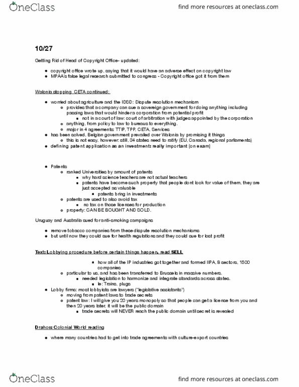 PLSC 380Z Lecture Notes - Lecture 5: Transatlantic Trade And Investment Partnership, Root Mean Square thumbnail