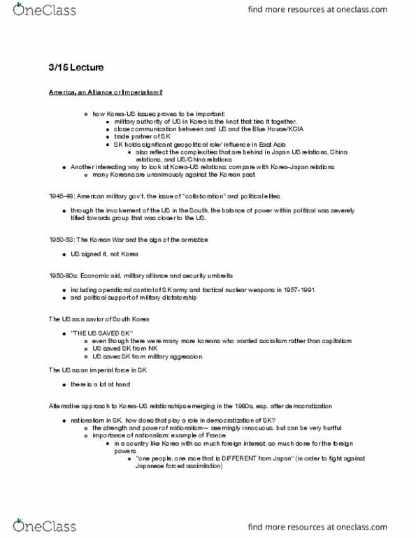 PLSC 389E Lecture Notes - Lecture 8: Gwangju Uprising, Formaldehyde, Stock Keeping Unit thumbnail