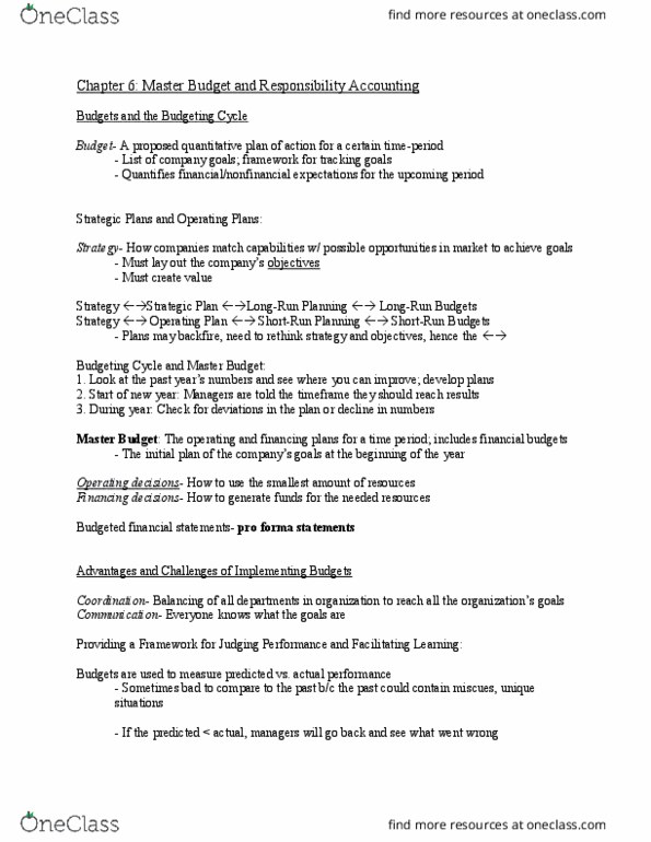 33:010:275 Lecture Notes - Lecture 4: Forecasting, Financial Statement, Income Statement thumbnail