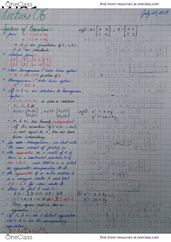 MATH 1005 Lecture 6: Systems of Equations & Sequences thumbnail