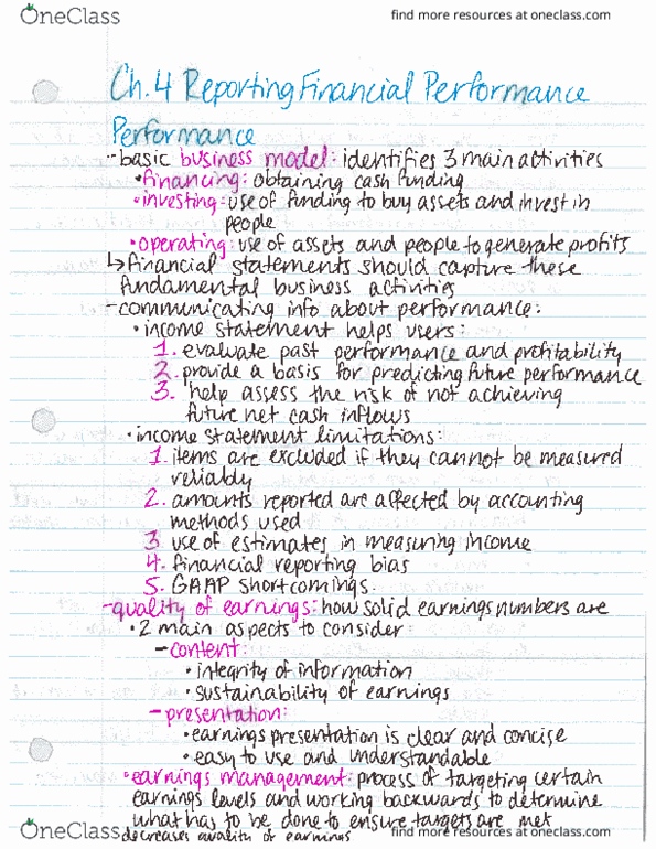 ADM 2342 Chapter Notes - Chapter 4: Discant, Earnings Management, Buda thumbnail