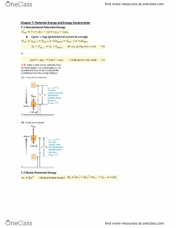 PHYS 2A Chapter Notes - Chapter 7: Friction thumbnail