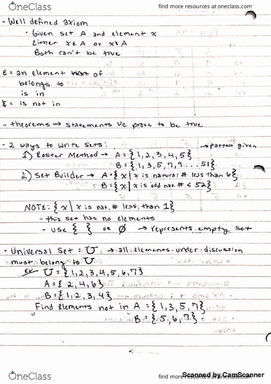 MA 110 Lecture 2: Sets thumbnail