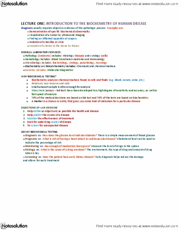 LMP299Y1 Lecture Notes - Obstructive Lung Disease, Coronary Artery Disease, Lower Respiratory Tract Infection thumbnail