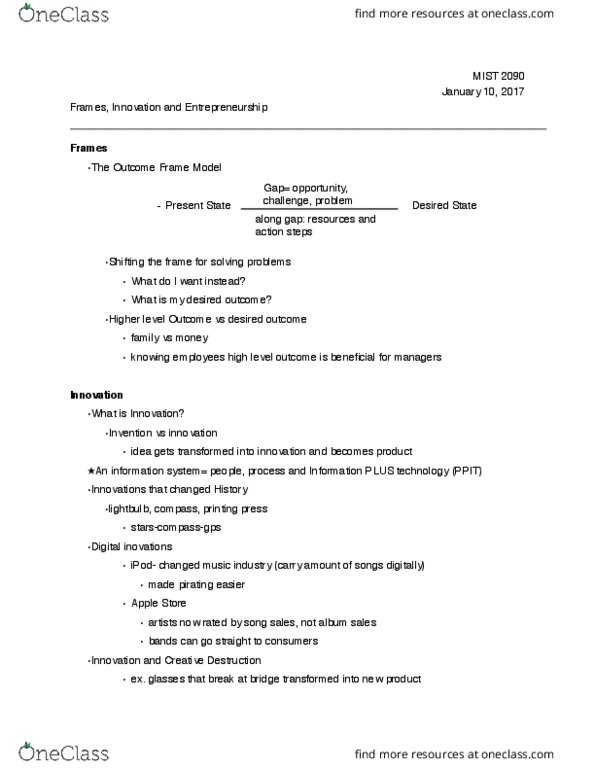 MIST 2090 Lecture Notes - Lecture 18: Wide Area Network, Local Area Network, Creative Review thumbnail