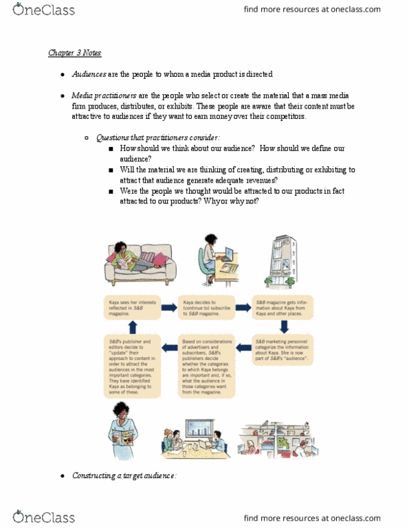 COMM 100 Chapter Notes - Chapter 3: Comedy-Drama, Product Placement, Psychographic thumbnail