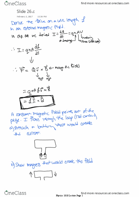 PHYS 1010 Lecture 26: Slide 26 thumbnail