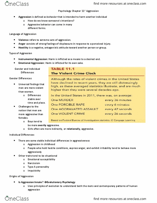 PSYCH 280 Lecture Notes - Lecture 11: Social Learning Theory, Sex Doll, Reinforcement thumbnail