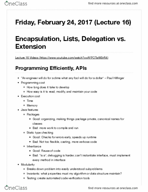 COMPSCI 61B Lecture Notes - Lecture 16: Halting Problem, Type System, Dime (United States Coin) thumbnail