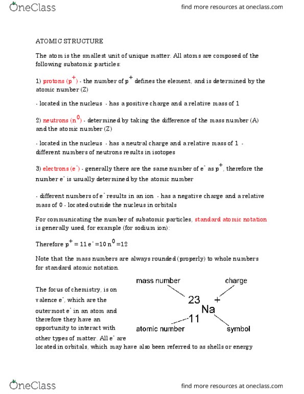 Chemistry 1301A/B Lecture Notes - Lecture 9: Pauli Exclusion Principle, Aufbau Principle, Electron Configuration thumbnail