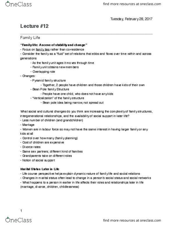 HLTHAGE 1BB3 Lecture Notes - Lecture 12: Graph Of A Function, Living Single thumbnail