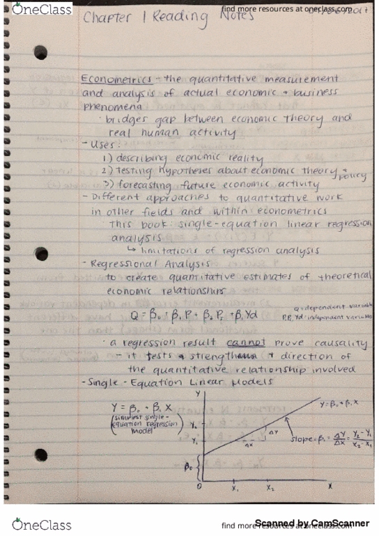 ECON 3560 Chapter 1: Chapter 1 Textbook Notes thumbnail