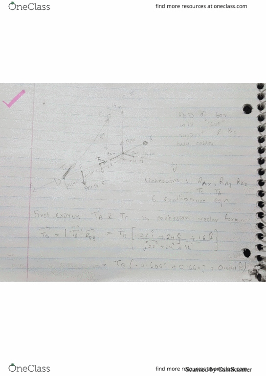 MEC 323 Lecture 5: week 5 3D EQUILIBRIUM thumbnail